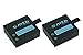 Price comparison product image 2x Battery for Qumox SJ4000, SJ5000, SJ6000 / SJCam M10 ... / BOOMYOURS... check list!