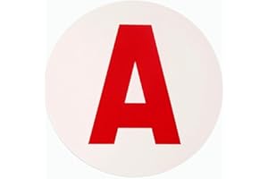 Caremore 2Pcs A Jeune Conducteur,Autocollant,Avec L’adhésif Arrière, Fort Adhésif, Déchirez le Papier Inférieur Peut Être Rapidement Collé.