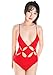 Produktbild Caige Erotische Unterwäsche, Multi-Color Oily High-Elastic Tight-Fitting Swimsuit Cosplay Bikini Style Pajamas,Red