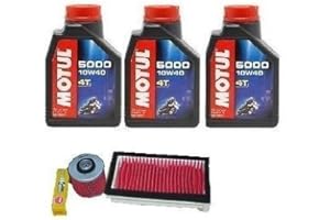 MG KIT Kit de revisión para Yamaha XT 600 XTZ 660, aceite Motul, filtro de aceite, aire, bujías