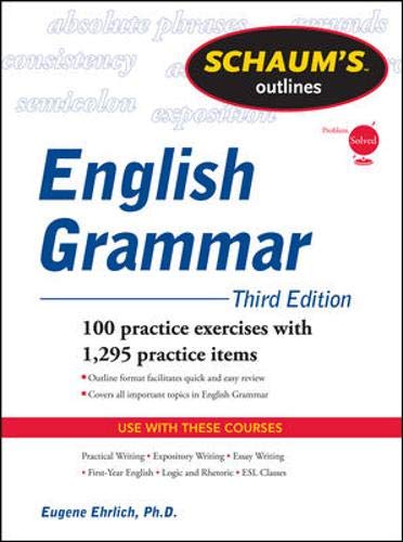 Portada de Schaum's Outline of English grammar
