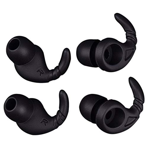 Deylaying Embouts en Silicone pour Huawei FreeBuds - 2 Paires Embouts de Remplacement Antidérapants en Silicone pour écouteurs Intra-Auriculaires pour Huawei FreeBuds