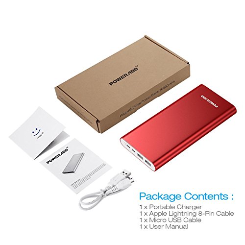 Poweradd Pliot 4GS Plus 20000mAh Cargador Pot til con Lightning y Micro Entrada 3 6A para iPhone iPad iPod Samsung m s Otros Tel fonos y Tabletas - Rojo Apple y Micro Cable Incluido reviews Poweradd Pliot 4GS Plus 20000mAh Cargador Pot til con Lightning y Micro Entrada 3 6A para iPhone iPad iPod Samsung m s Otros Tel fonos y Tabletas - Rojo Apple y Micro Cable Incluido
