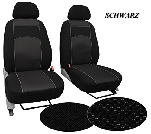 Maßgefertigter Sitzbezug, Modellspezifischer Sitzbezug Fahrersitz + Beifahrsitzer Für MERCEDES VITO W639. Super Qualität, STOFFART VIP. In diesem Angebot ROT (Muster im Foto). - 4