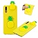 Produktbild TPU Hülle für Huawei P20 Pro,Weich Silikon Hülle für Huawei P20 Pro,Moiky Komisch 3D Ananas Entwurf Ultra Dünnen Scratch Resistant Soft Rückseite Abdeckung Handyhülle