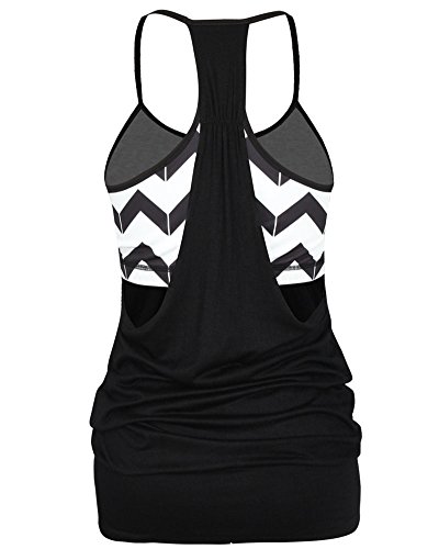 Damen Stoßfest BH Tank Top Fitness Sport-und Weste - 2