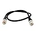 Price comparison product image DealMux 50cm 20 Male to Male BNC Connector Coaxial Video Cable for CCTV Security Camera