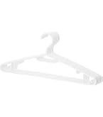 SereneLife Cintres en Bois – Cintres Fins Gain de Place – Crochet Pivotant à 360° – Supportent Jusqu'à 4,5 kg – Idéals pour Manteaux, Vestes, Pantalons et Robes – Lot de 10