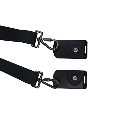 Galopar Cam  ra Ceinture Double double sangle d   paule Holster pour DSLR Canon Nikon Sony