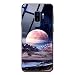 Produktbild Maju Glashülle Schutzhülle aus Schutzglas und TPU Handyhülle Case Hülle Tasche Case Front Cover kompatibel mit Samsung und iPhone (iPhone XR, Mars)