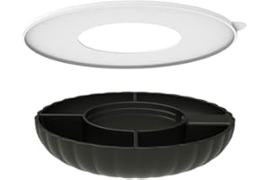 ZIRYXQ Silikon-Snack-Tablett für Stanley Tumbler, Snackschale mit Deckel für Stanley Tumbler, Stanley Cup Snack Bowl Halter, Snackhalter für Stanley Cup