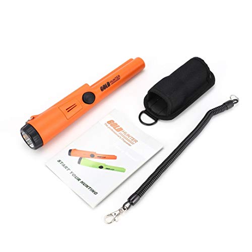 sdfghzsedfgsdfg Gold Hunter Professional Pinpointer Metal Detector Finder Underground Scanner Smart Sensor Waterproof Alarm Hunting Orange