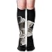 Produktbild HOJJP Bear Funny 4k Ultra Hd Wallpaper Women's Fashion Knee High Socke Casual Sockelong 50cm
