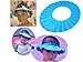 Soft Baby Kids Children Shampoo Bath Shower Cap Hat Wash Hair Shield (Blue)