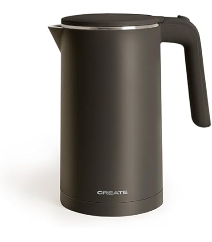 Kleine elektrische waterkoker, 800 ml, kleine reiswaterkoker, compacte waterkoker, 600 W, 5 minuten snel koken, mini-waterkoker van staal, met automatische uitschakeling en vacuümbeveiliging (zwart