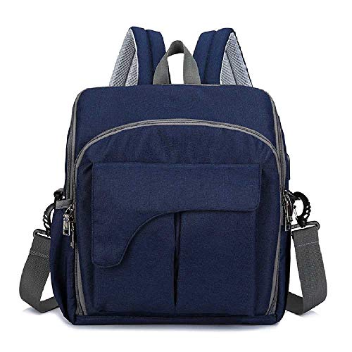 Preisvergleich Produktbild YJZZ WindelTasche Rucksack Multifunktionale Großkapazität Mutter Und Babytasche Mode wasserdichte Mama Tasche 20-35L / blau