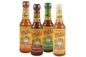 Rosslead Label Cholula Hot Sauce Mexican Original Chili Garlic Chipotle Collection Pack of 3 Sauces x 150ml Imported From Mexico, Bottle