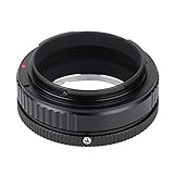 【Manuelle Steuerung】 Der Objektivadapter enthält keine elektronischen Komponenten. Die Blende und die Brennweite müssen manuell eingestellt werden, um eine unendliche Schärfe, eine bessere Steuerung von Blende und Verschlusszeit, verbesserte Fotografiekenntnisse und die Leidenschaft für die Welt der Fotografie zu gewährleisten.