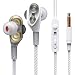 Produktbild RINOO [ original In-Ears Kopfhörer mit Lautstärkeregler und Mikrofon In-Ear kompatibel mit Apple iPhone iOS und Android in weiß/Gold