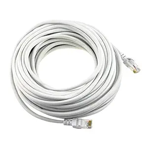 ANDTRONICS CAT-6 Snagless Network RJ45 Ethernet Patch LAN Cable CAT6-10M / 30 ft - White