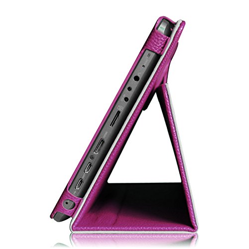 Fintie Odys Ieos Quad 10.1 Hülle Case – Slim Fit Folio Kunstleder Schutzhülle Cover Tasche mit Ständerfunktion für Odys Ieos Quad 25,7 cm 10,1 Zoll Tablet-PC (nicht geeignet für Odys Ieos Quad White Edition), Lila - 7