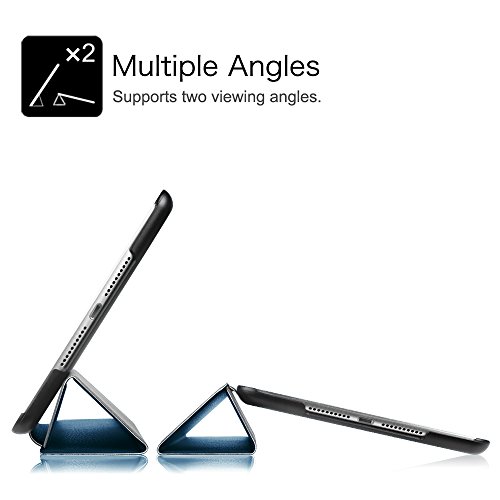 iPad Mini 4 Hülle – Fintie Ultradünn Superleicht Smart Cover Schutzhülle Tasche Case mit Ständer und Auto Sleep / Wake Funktion für Apple iPad mini 4, Marineblau - 5