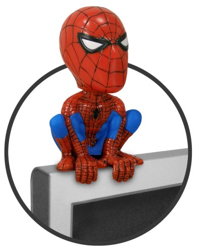 Preisvergleich Produktbild Spider-Man Wackelkopf-Figur ´Computer Sitter´ 13 cm