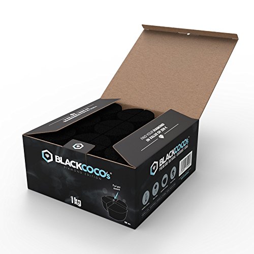 BLACKCOCO‘s® | 1KG | DIAMOND EDITION | Premium Kokosnuss Naturkohle [Shisha Kohle] - 3