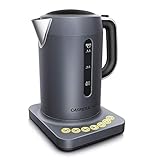 FUNKTIONEN: digitale Temperatureinstellung von 40 bis 60 Grad (für japanischen Grüntee) / 80 Grad (grüne und weiße Teesorten) / 90 Grad (schwarzer Tee) / kochend