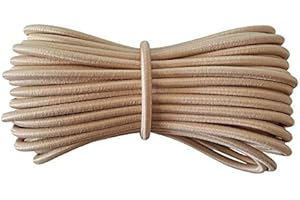 FABMANIA Corde Élastique Ronde - Bungee Shock Cord - 5 mm de diamètre - Beige - 10 mètres