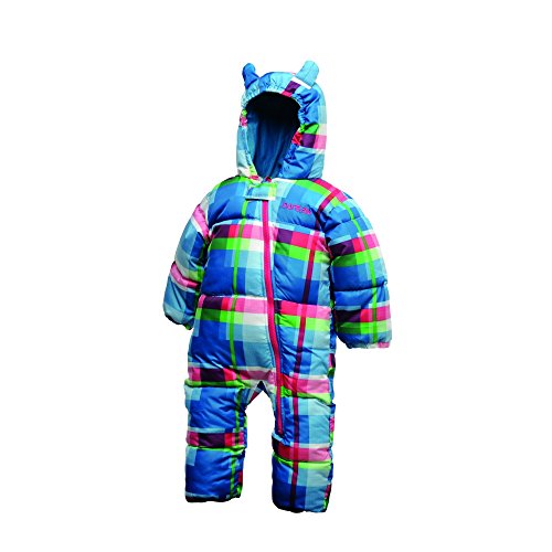 Dare2b Kids / Babies Bugaloo All In One Water Repellent Snowsuit (White Bridgewater Check, 3-4 years)
