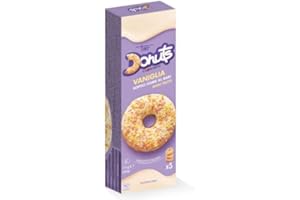 ANTICO CAFFE' NOVECENTO Cuorenero 3 Donuts Vanillegeschmack | Nicht gebratene Donuts glutenfrei im Fall | Donuts mit Vanillegeschmack | Vanille-Snack - 111 Gramm