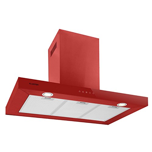 Klarstein Bon Vivant Hotte murale aspirante (acier, écran tactile rétro-éclairé bleu, largeur...