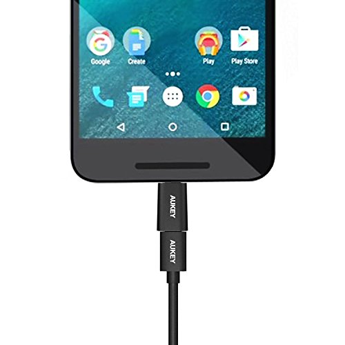 AUKEY USB C Adapter auf Micro USB für Samsung Galaxy S8 , Lumia 950 / 950XL , OnePlus 2 / 3 , Nexus 5X / 6P , Nokia N1 Tablet , usw. - 6