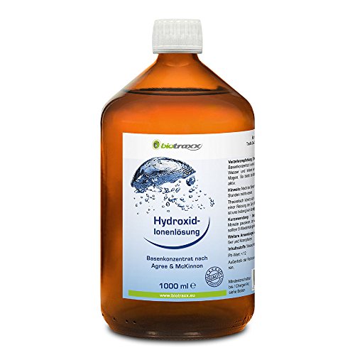 Hydroxid-Ionenlösung (pH > 10) Intrazelluläre Säure-, Basen-Regulation nach Agree & McKinnon, 1000ml