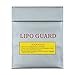 Produktbild RC LiPo Li-Po Batterie Feuerfeste Schutzvorrichtung Sichere Tasche Lade Sack Batterie Sicherheit Schutztasche Safe Guard Silber