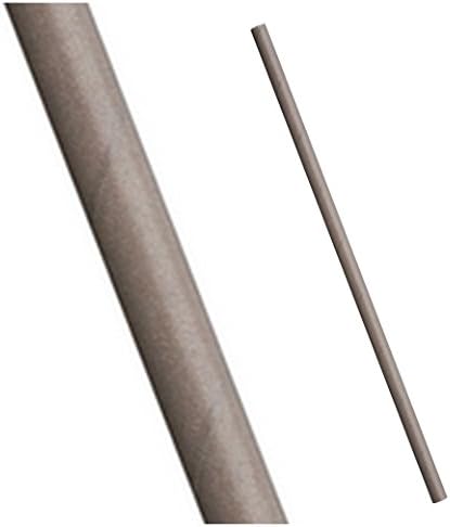 Paper Drinking Straws - Plain Grey - 25 Pack
