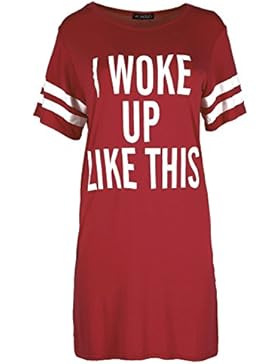 Fashion Star Damen Hemd Kleid