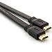 Produktbild Saxonia 5m flaches HDMI Kabel - kompatibel zu Full HD HDTV 1080p 3D 2K 4K bis Ultra HD 2160p bei 30 Hz- High Speed mit Ethernet