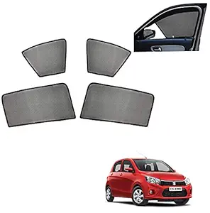 Auto Addict Car Half Magnetic Sunshade Curtain (Side Windows,4 Pcs) for Maruti Suzuki Celerio