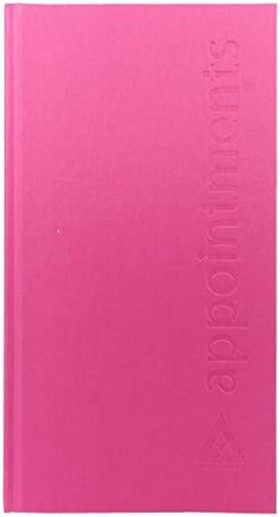 Agenda Salon Concepts Beauty Appointment Book 3 Assistant Hot Pink