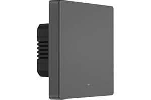 SONOFF Bezprzewodowy Włącznik Światła, 86 Typu Wifi, 1 Gang Inteligentny Kompatybilny z Alexa i Google Home (Wymagany Przewód Neutralny), Klucze Fizyczne