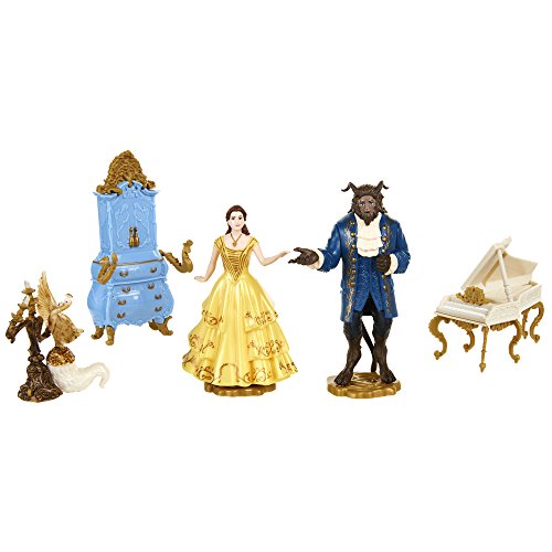 Beauty & The Beast- Set DE Figuras LA Bella Y LA Bestia (7,5 CM), (Jakks Pacific 45535)