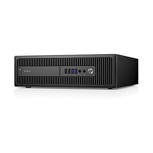 HP ELITEDESK 800 G1 SFF - Ordenador de sobremesa  Intel Core I5-4570 3 2 Ghz  8GB de RAM  Disco HDD 500GB  Lector DVD  Windows 10 PRO  Negro