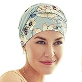 Certificado de calidad CE. Christine Headwear Pañuelo Shakti Estampado Flores orientales para un Confort óptimo en Fibras de bambú