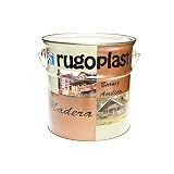 Excelentes resultados Rugoplast - Barniz de Hormigón Impreso de máxima calidad, ideal para barnizar todo tipo de piedra porosa, hormigón y derivados, 4 l, Incoloro