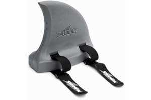 SwimFin Ultimative Schwimmhilfe Award Winning 3 in 1 Lehrmittel Schwimhilfe Shark (Grau / Hai)