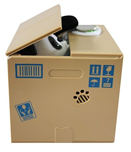 【UNTIL YOU】 Boîte Tirelire économiser argent piece monnaie Design cute animal volent l'argent sauver Cents Coins Cadeau pour les Enfants Présent ( Panda )