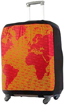 Luggage Cover Suitcase Protector"MAP" (Medium - Luggage Between 50-60 cm)