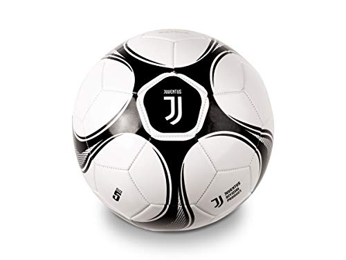 Mondo F.C. Juventus, Toys-Pallone da Calcio Cucito Uomo-Size 5-300 g-Colore: Bianco/Nero-13720 Unisex Bambino, Bianco/Nero, 5